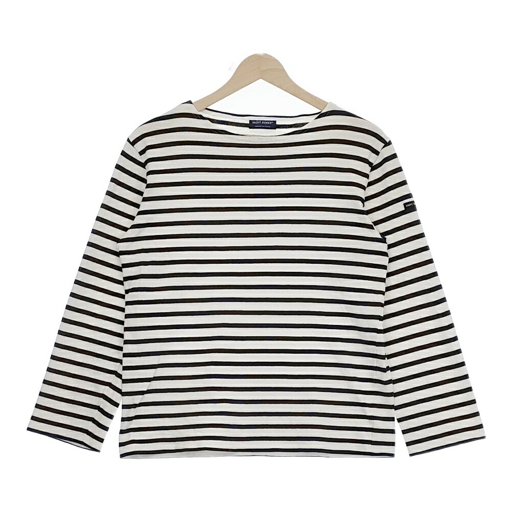 美品！SAINTJAMES ウェッソン T4 ボーダーバスクシャツ カットソー 楽天市場】SAINT JAMES ウエッソン T4 ボーダーバスクシャツ
