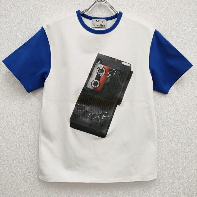 新品ACNE STUDIOS グラフィック レイヤードTシャツ XXS ACNE STUDIOS 】レイヤードプリントTシャツ | idealclasse