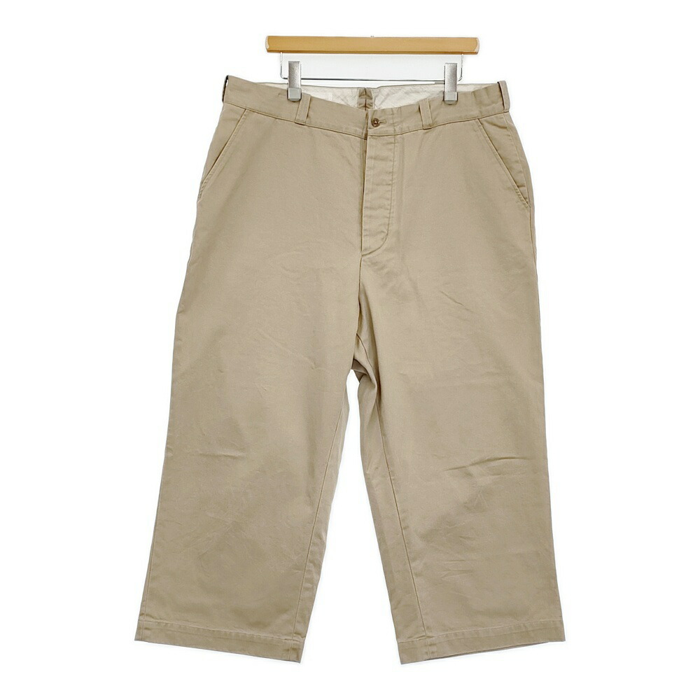 chimala for luxe UNISEX CROPPED CHINO サイズ34 JOURNAL STANDARD別注 定価31900円 チノパンツ 25SS ベージュ ユニセックス チマラ【中古】6-0401G