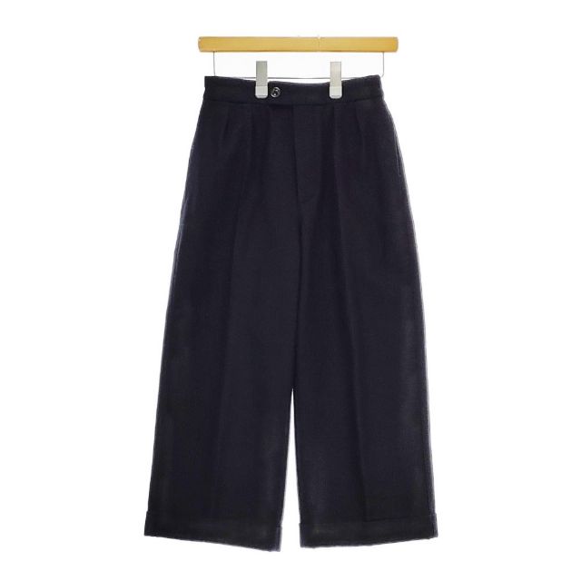 新品タグ MHL. ワイドパンツ SOFT DENSE COTTON 黒 M 2 243069-1.jpg
