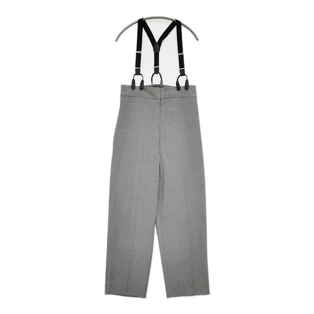 H BEAUTY&YOUTH トロピカルハイウエストサスペンダーパンツ 定価31900円 パンツ 24SS グレー レディース エイチビューティアンドユース【中古】6-0201G