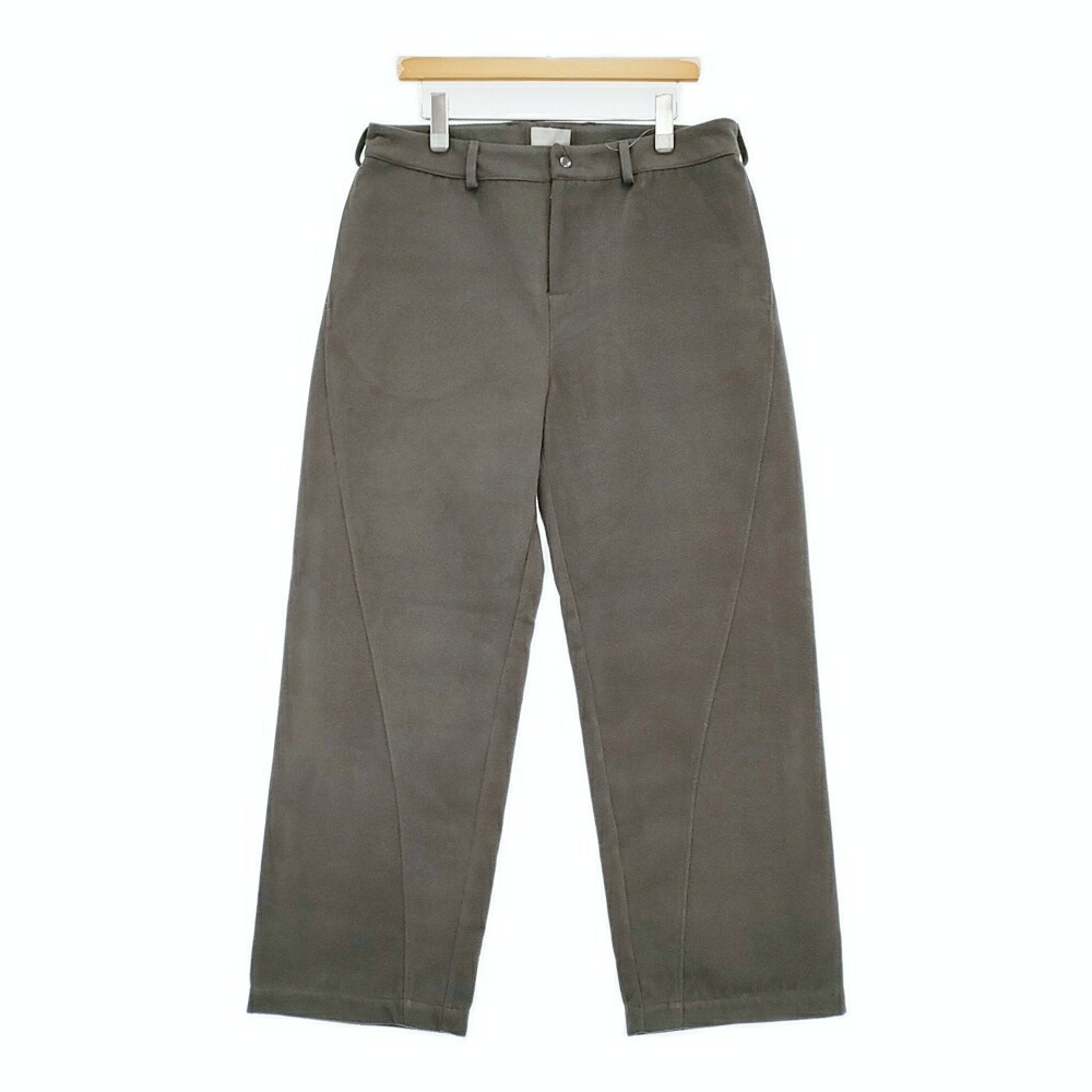 sturla スターラ 新品 TWISTED SEAM TROUSERS FUZZY TWO FACED 大きさL STSP24023-002 ズボン下 薄墨色 メンズ【中古】6-0109T#