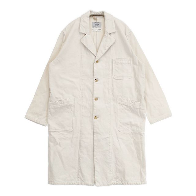YAECA WRITE 42502 販売店厚地の外套 綿織物 大きさM 厚地の外套 キナリ NATURAL ベージュ レディース ヤエカ 点火装置【中古】6-0330M