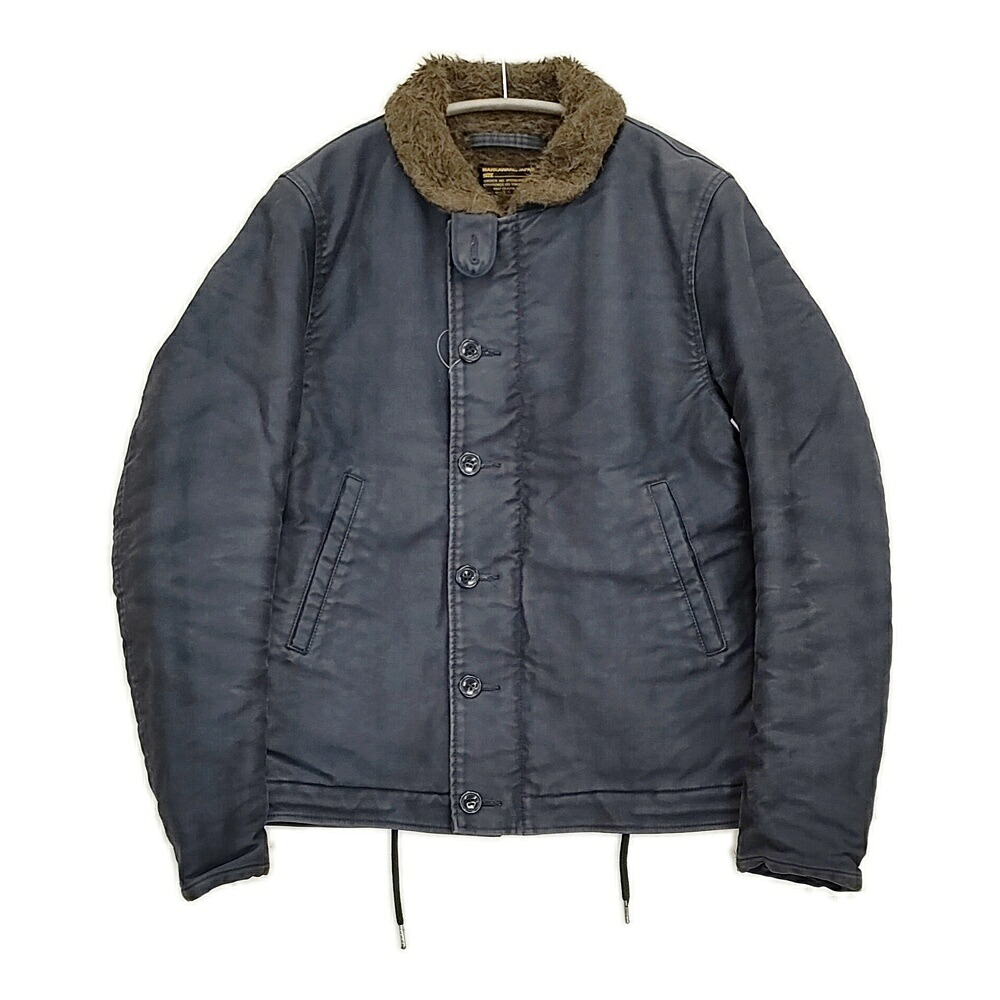 markaware N-1 DECK JACKET サイズ2 デッキジャケット A11C-10BL01C U.S.NAVY ブルゾン ネイビー メンズ マーカウェア【中古】5-1103T|ブランド古着の専門店 ジージー