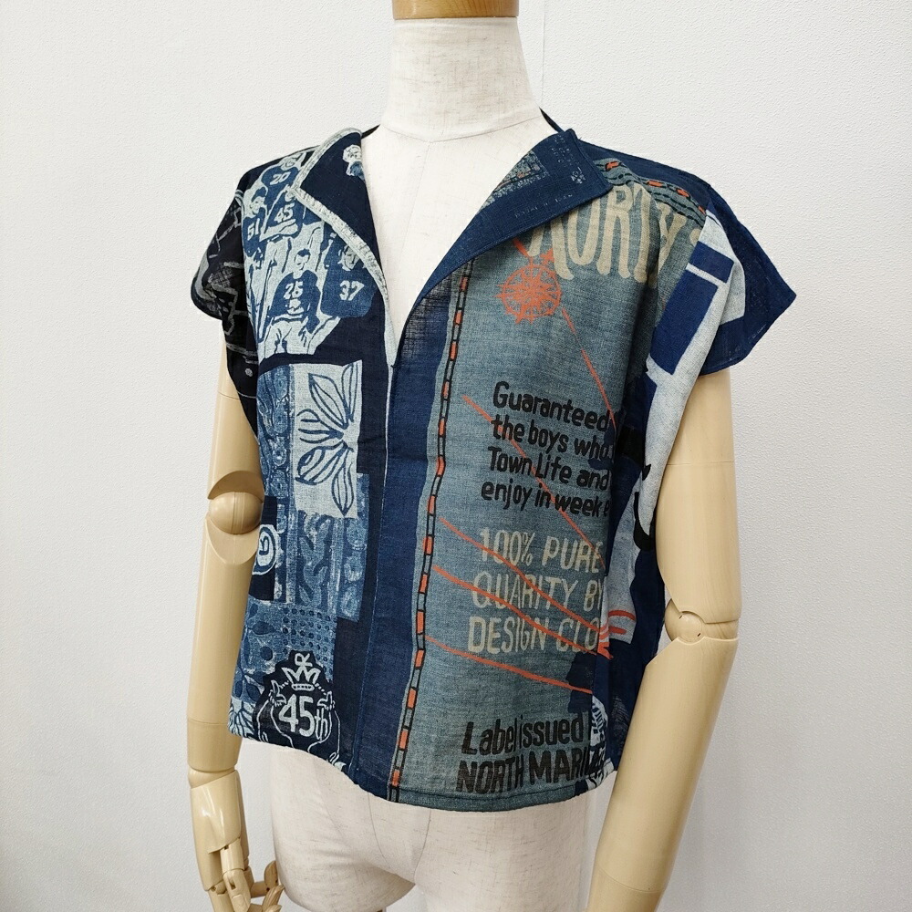 楽天市場】45R/45rpm 45周年記念 バンダナパッチワークのMシャツ（再び  