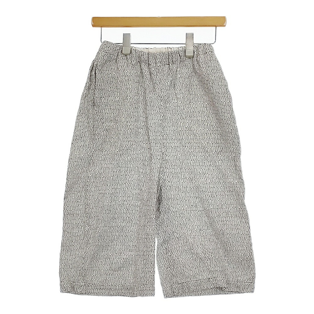 ゴーシュ 刺し子ジャ差し固める 二分の一ズボン下 必要経費30800円 G241-P009 大きさ2 さる股引き 24SS 白いこと 黒いこと レディース ゴーシュ【中古】5-0228S