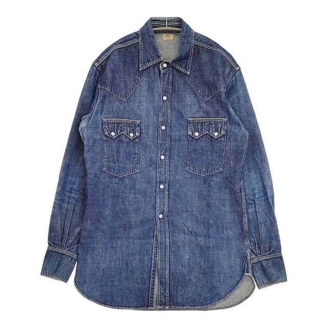 楽天市場】ウェアハウス WAREHOUSE 長袖 デニム ウエスタンシャツ 2nd