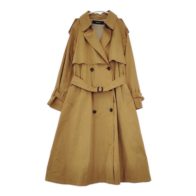 JOURNAL STANDARD フレアドレストレンチコート ベルト付き コットンナイロン コート ブラウン レディース ジャーナルスタンダード【中古】6-0122M