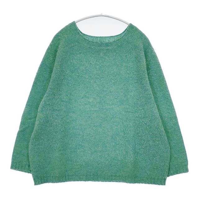 DANIELA GREGIS イタリア製 ウール クルーネック セーター ニット ライトグリーン レディース ダニエラグレジス【中古】6-0121T