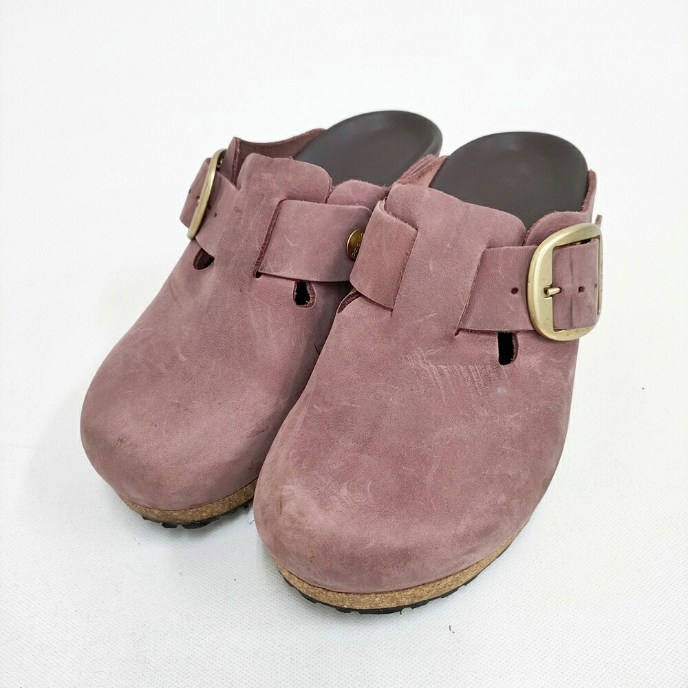 BIRKENSTOCK FANNY Papillio 37 24糎 サンダル パープル レディース ビルケンシュトック【中古】6-0224G