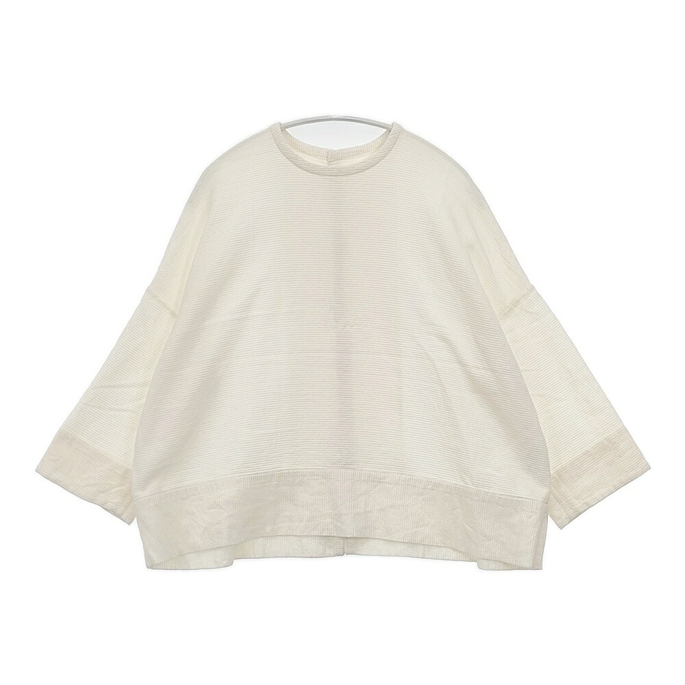 ARTS&SCIENCE コットンラミー バックボタン 001-L62V-039 サイズ1 ブラウス シャツ オフホワイト レディース アーツ&サイエンス【中古】6-0329M