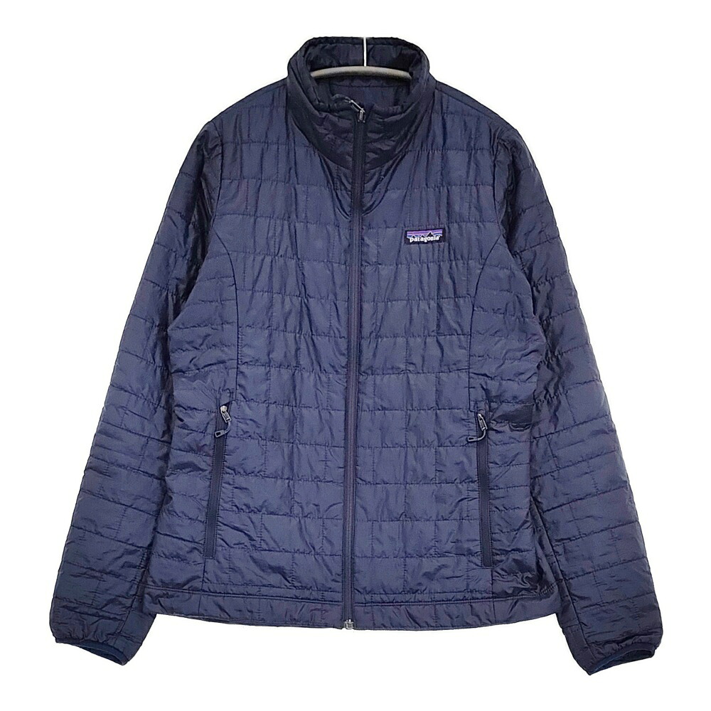 patagonia ウィメンズナノパフハジャケット サイズS 84217 中綿 ブルゾン 21AW ネイビー レディース パタゴニア【中古】6-0131T｜ブランド古着の専門店 ジージー
