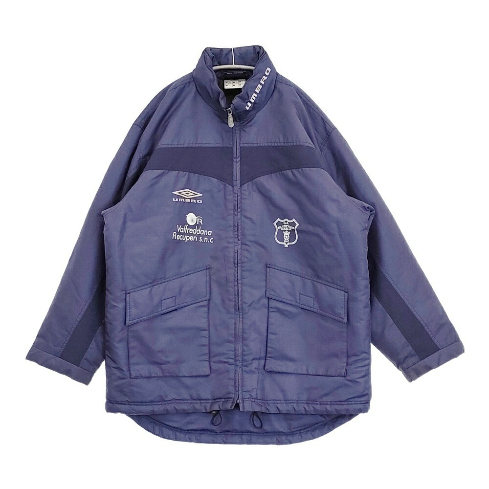 UMBRO Valfreddona Recuperi s.n.c 上衣 大きさL 中綿 ナイロン上衣 米国海軍 メンズ アンブロ【中古】6-0519T