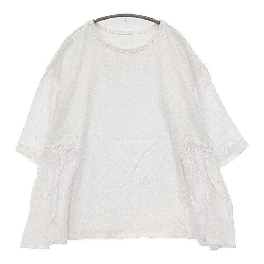 nest Robe コットンリネンドッキングプルオーバー 定価22000円 Ｔシャツ カットソー オフホワイト レディース ネストローブ【中古】5-0815S♪ 楽天市場】nest Robe コットンリネンドッキングプルオーバー 定価22000