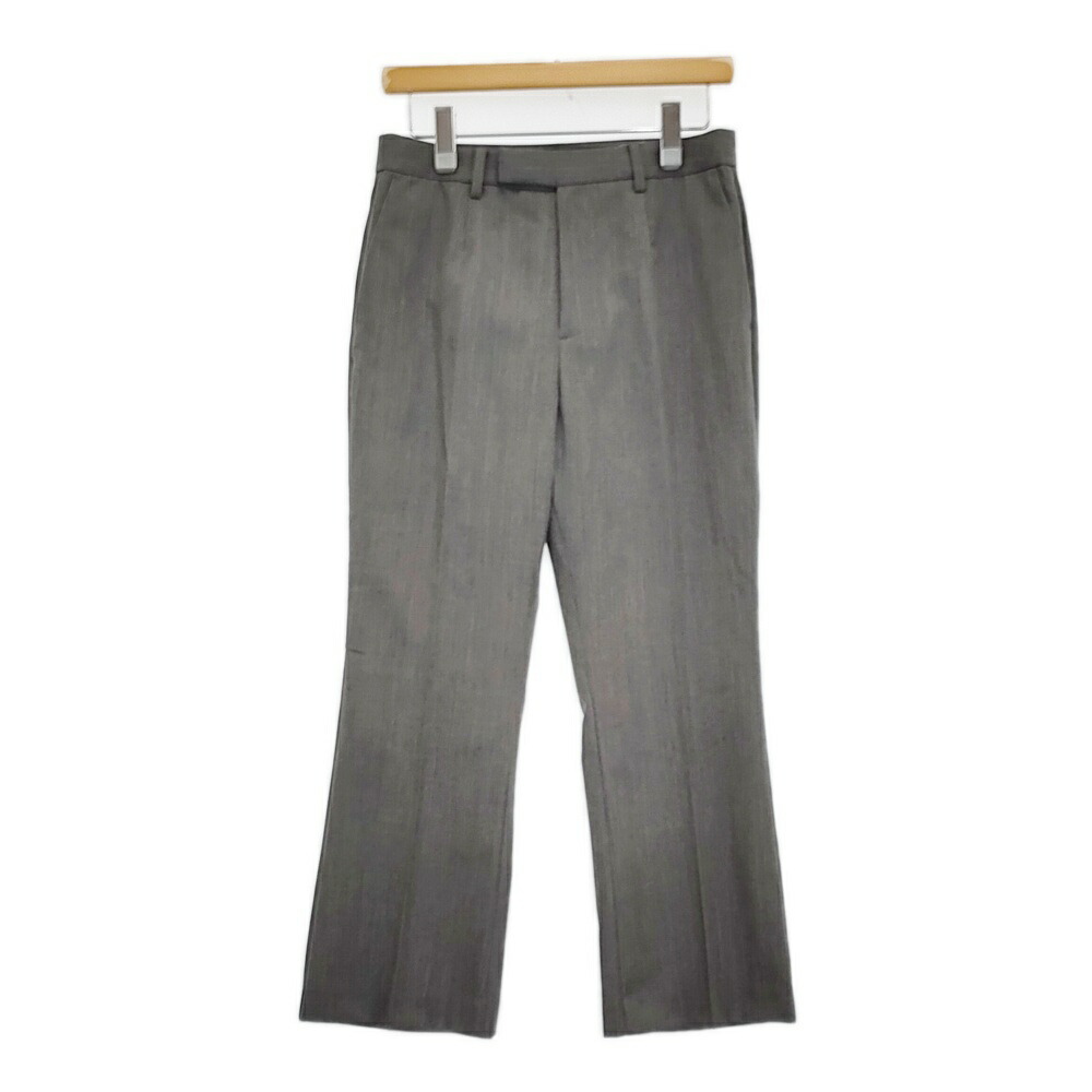 Col Pierrot ウールギャバジンタイトフレアパンツ Deuxieme Classe取りまわし 必要経費42900円 ズボン下 24SS 薄墨色 レディース コルピエロ【中古】5-1219T