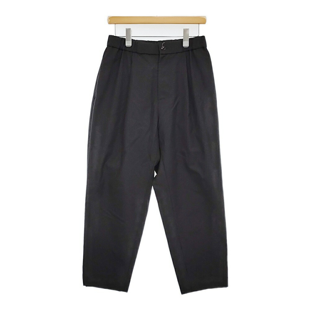 楽天市場】ATON エイトン ウールサキソニー ワイド テーパードパンツ