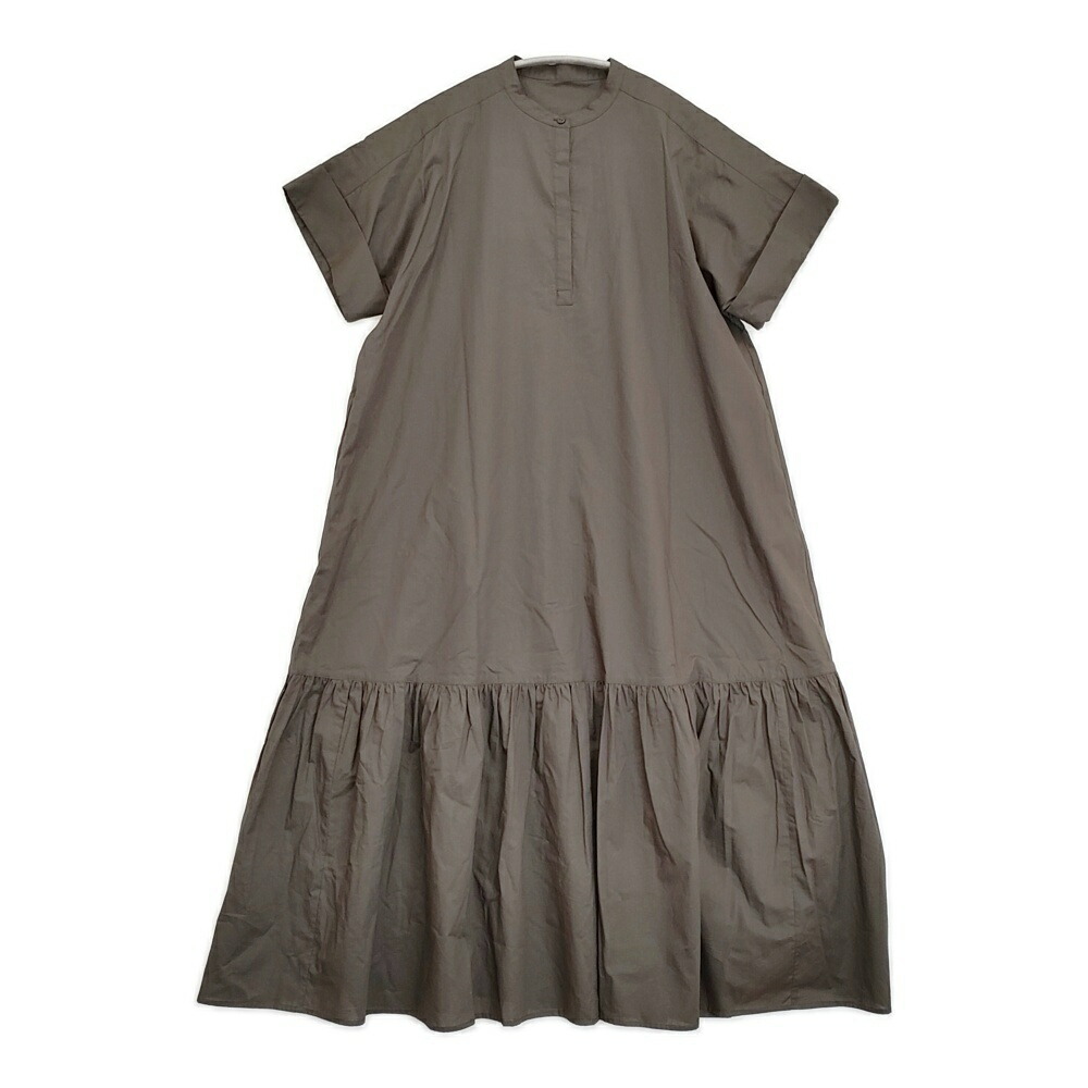 Spick and Span ローンティアードマキシワンピース 定価16500円 26040200990020 26SS ブラウン レディース スピックアンドスパン【中古】6-0616S|ブランド古着の専門店 ジージー