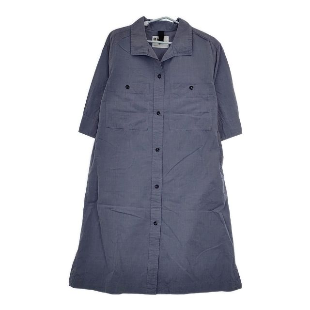 MHL. HIGHCOUNT COTTON END ON END OP 595-2157500 ワンピース ブルー レディース エムエイチエル【中古】5-0703S
