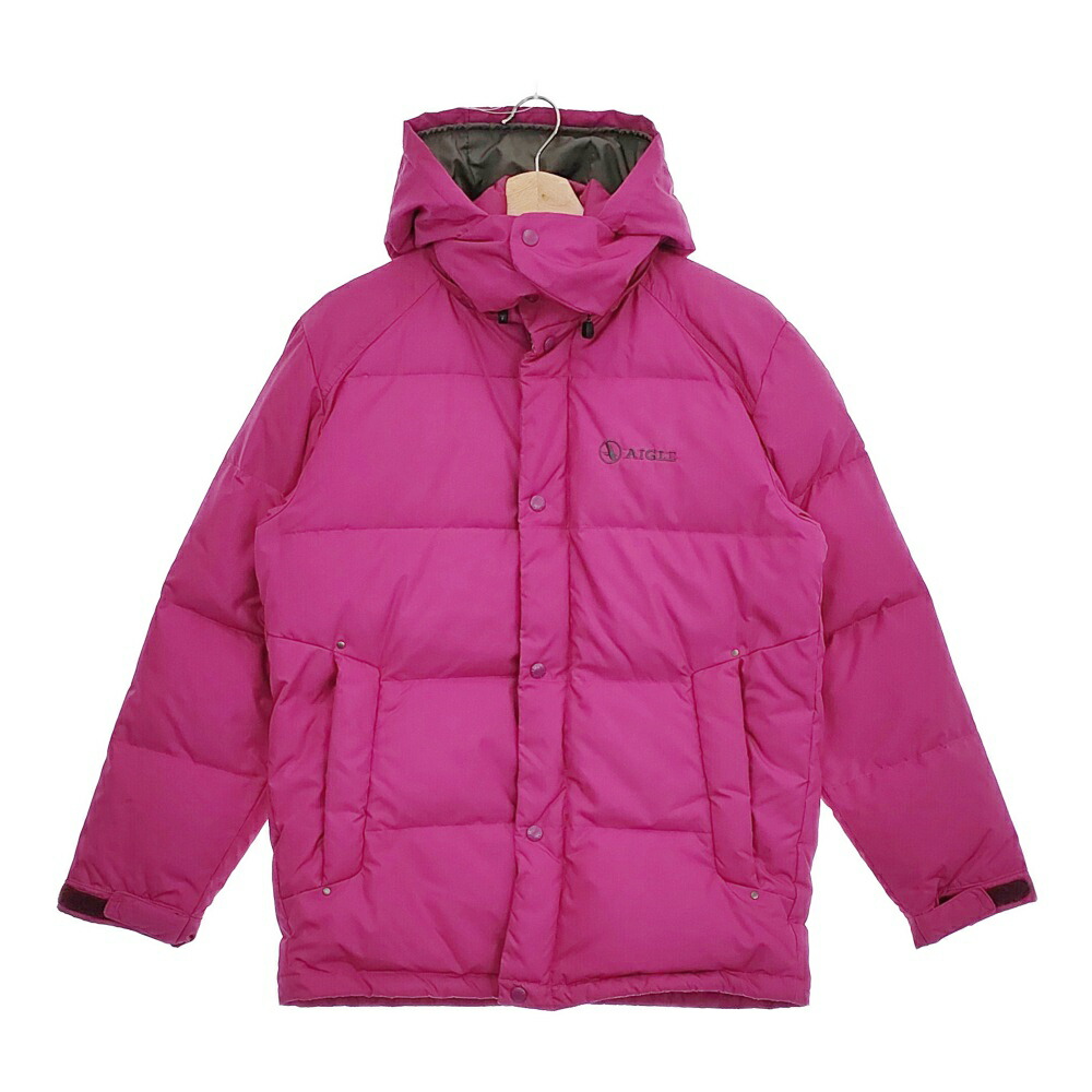 エーグル AIGLE ロングダウンジャケット 黒 ピンク 楽天市場】H□エーグル/AIGLE 8504-47452 フーディダウン