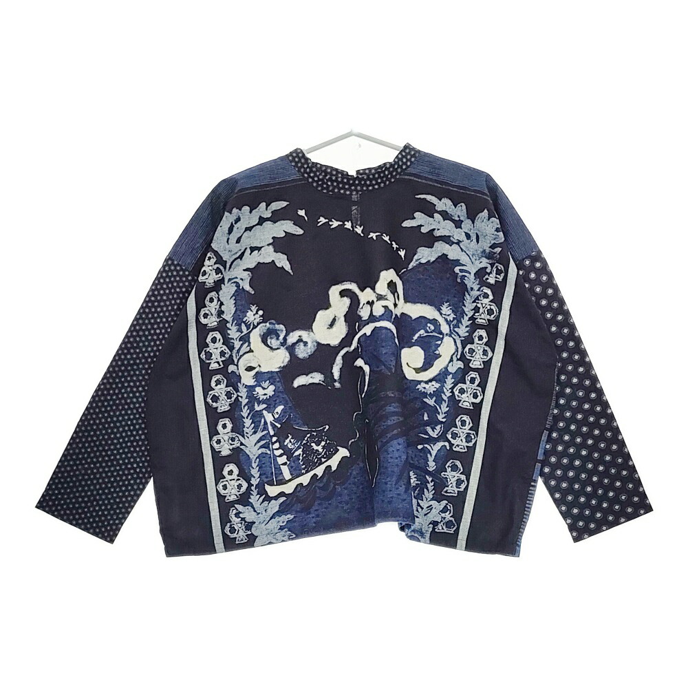 半額以下で買えるクーポン特集 楽天市場】45R/45rpm ギマニットのレースTシャツ（インディゴ ニット+セーター