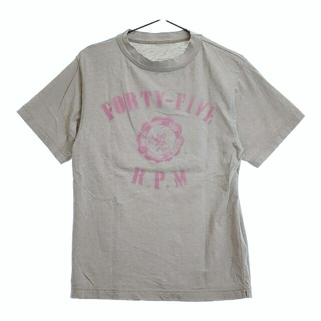 楽天市場】45R/45rpm バスク縞の908Tシャツ 長袖Tシャツ
