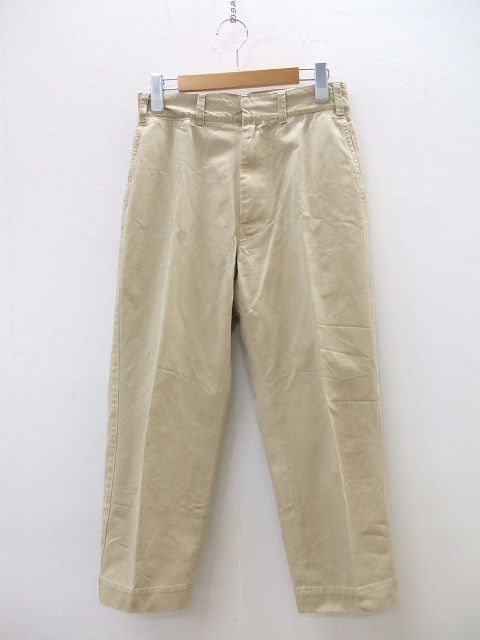 楽天市場】Graphpaper 新品 Military Cloth 2 Tucks Pants GU193 