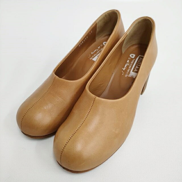 AUTTAA AU0118 サイズ37 ヒール レザー パンプス キャメル レディース アウッタ【中古】4-0614G|ブランド古着の専門店 ジージー