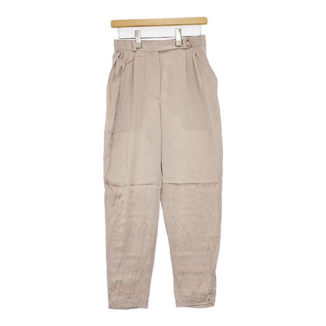 humoresque IA2404 silk satin pants シルクサテンパンツ 定価55000円 パンツ ピンクベージュ レディース ユーモレスク【中古】6-0221M 8,513円