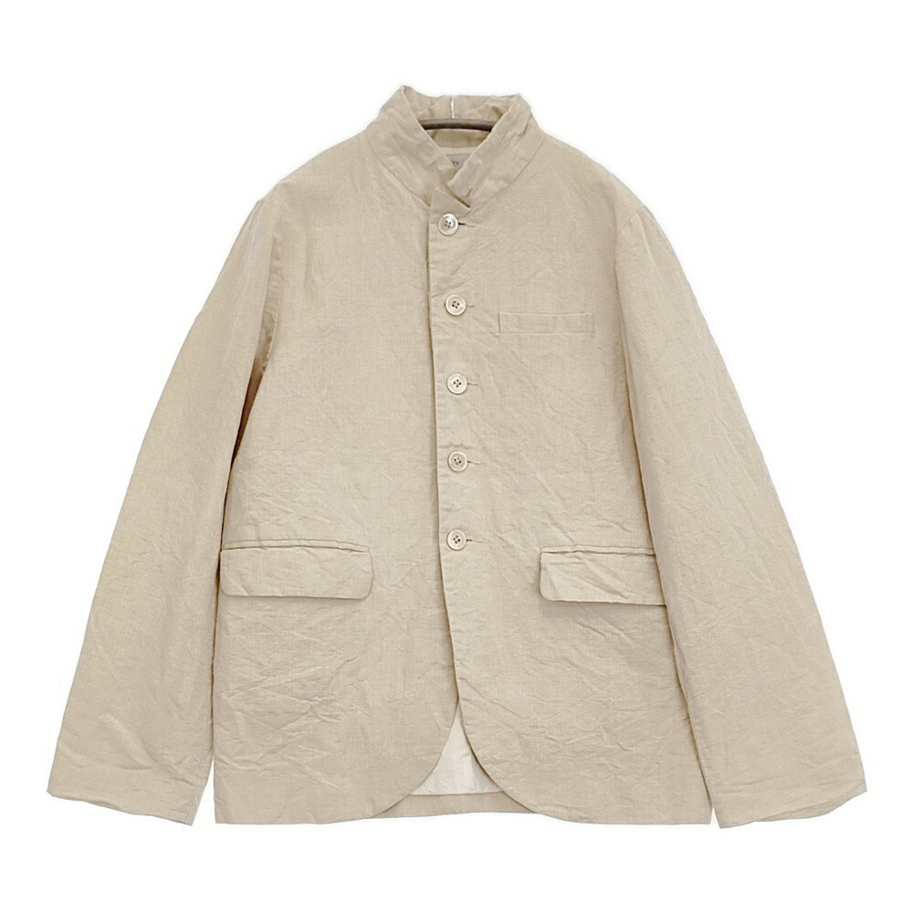 SP STASTNY PRODUKT エシュペー 未使用品 LINEN COTTON JACKET 定価63800円 SP131L1 サイズ1 ジャケット ベージュ レディース【中古】6-0314M 19,943円
