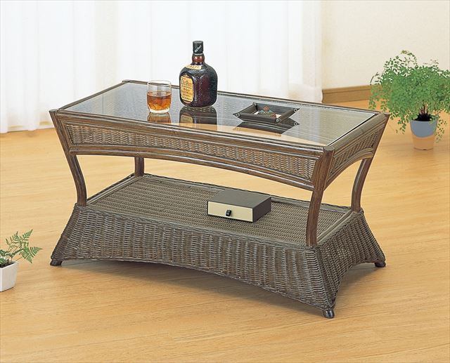 昭和レトロ 大型 ラタンテーブル 籐家具 ラウンドテーブル 卓 座卓
