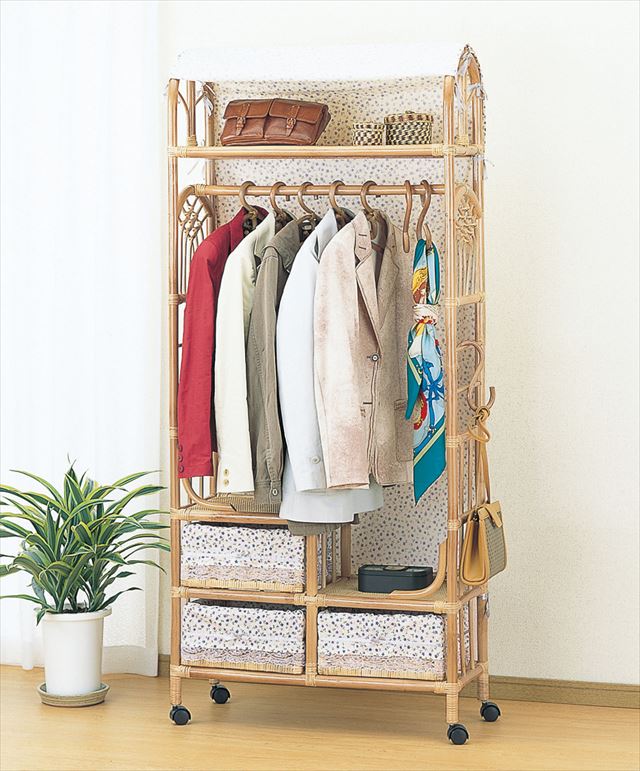 ラタンハンガーラック　籐ラック　安価配送プラン有 ラタンハンガーラック 籐ラック 安価配送プラン有 ラタンハンガー