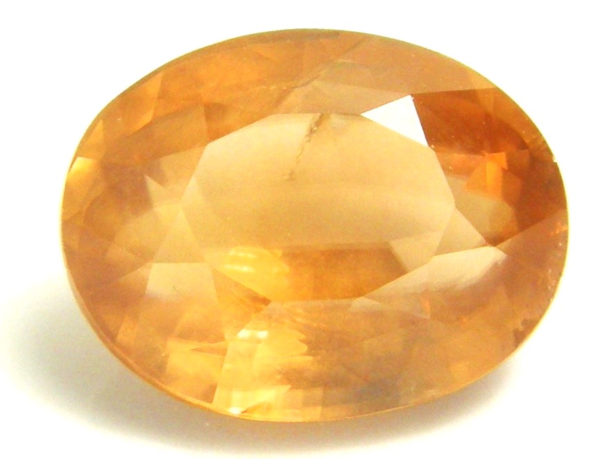 生まれながら オレンジ色ジルコン９．８８ｃｔ スリランカ産