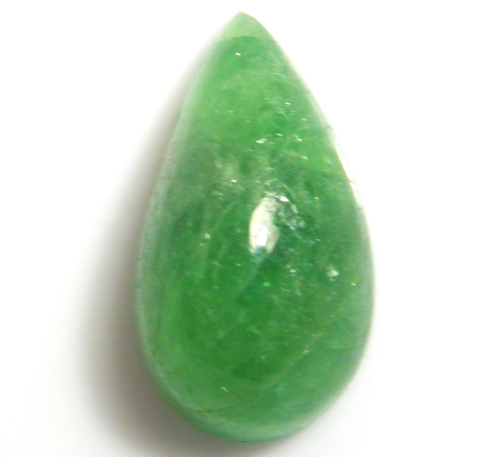 生まれながら 緑であることガーネット「ツァボライト」１３．５１ｃｔ