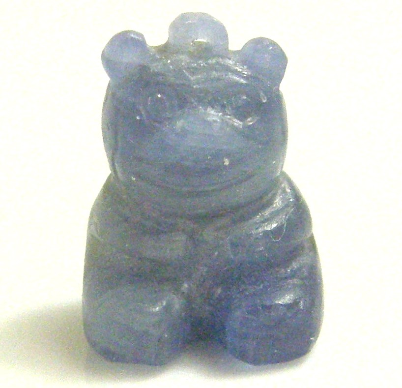 天然　ブルースピネル１４．０１ｃｔ彫刻品 12,960円