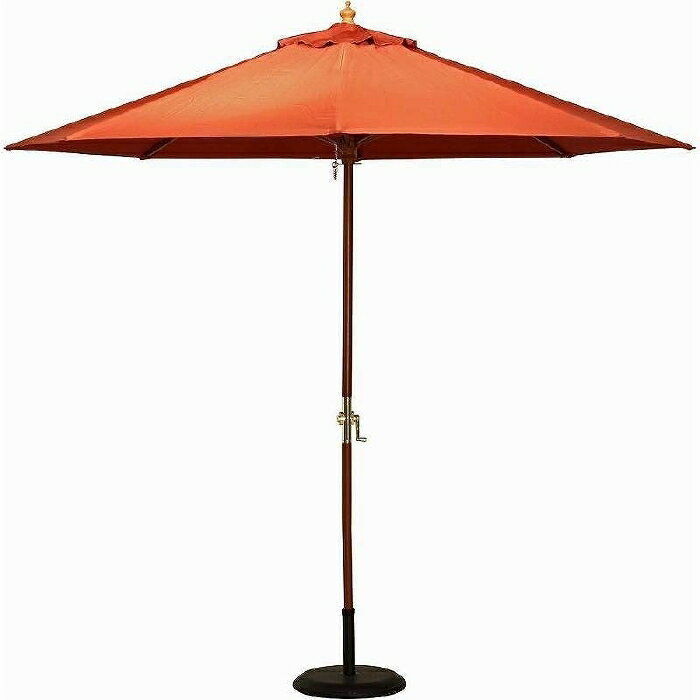 ガーデンパラソル 木製 パラソル 270cm エンジ 270RS パラソルのみ ベース別売り fj-60156 パラソル本体 パラソル ガーデンファニチャー エクステリア ガーデンファニチャー ガーデン DIY 北欧 モダン 家具 インテリア ナチュラル テイスト 新生活 オススメ おしゃれ|家具・インテリアのジェンコ