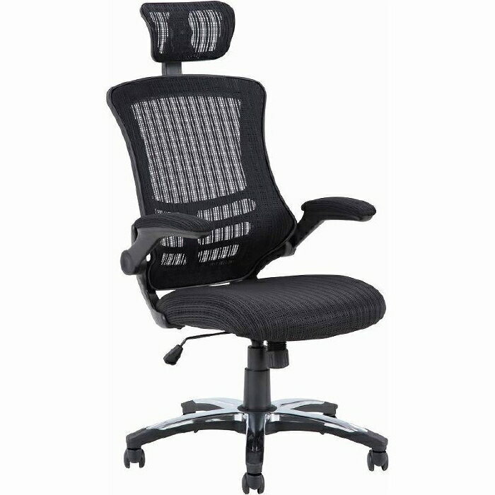 アームアップチェアー マスター3 ブラック fj-82530 デスク用チェア オフィスチェア オフィス家具 送料無料 北欧 モダン 家具 インテリア ナチュラル テイスト 新生活 オススメ おしゃれ 後払い｜家具・インテリアのジェンコ 13,558円