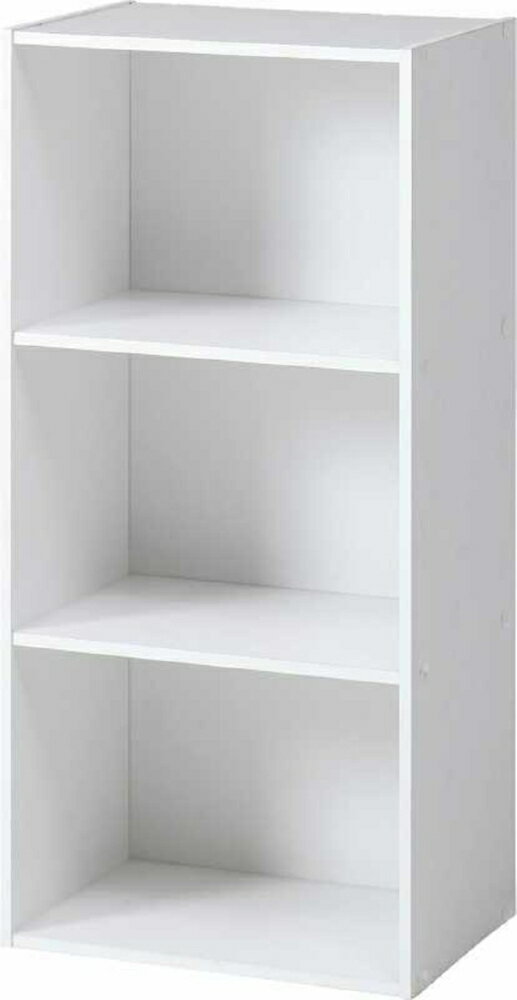 白い棚 楽天市場】カラーボックス 可動棚2段 WH ホワイト fj-96613 オープン