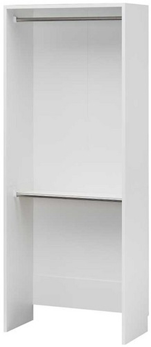 楽天市場】ストレージラック ハンガー付 ホワイト × ナチュラル NORM