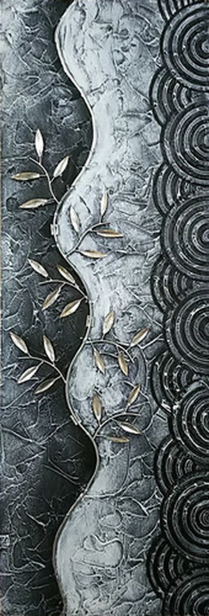 バリ アーティスト 手描き インテリア アート 3D ABSTRACT ART C ヒモ付 BA-1003 店舗 カフェ ラウンジ ロビー ホテル 法人 kar-5621043s1 アートパネル アートボード 壁紙 装飾フィルム 送料無料 北欧 モダン 家具 インテリア ナチュラル