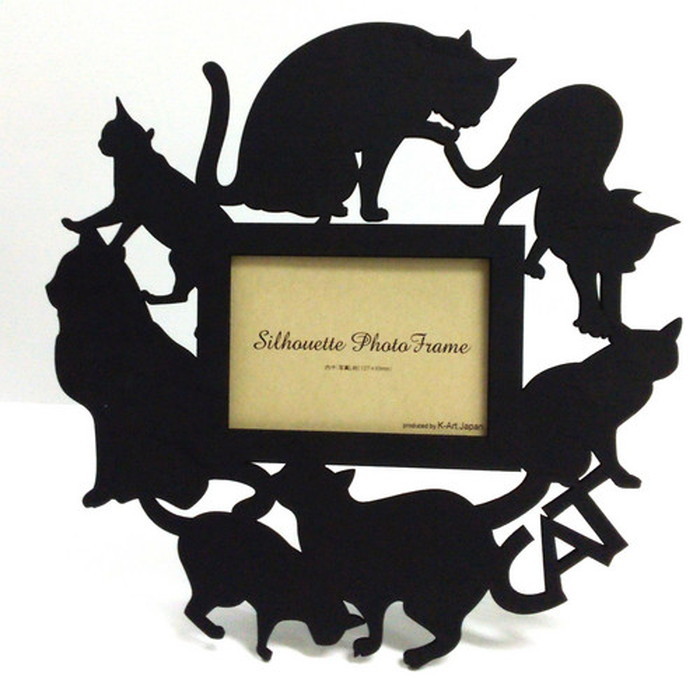 シルエットフォトフレーム Silhouette photoframe CAT2 ヨコ 置き掛け兼用 内窓 写真L判 カラー ブラック SF-2001 店舗 カフェ ラウンジ ロビー ホテル 法人 kar-4746386s1 フォトフレーム インテリア小物 置物 送料無料 北欧 モダン 家具 5,459円