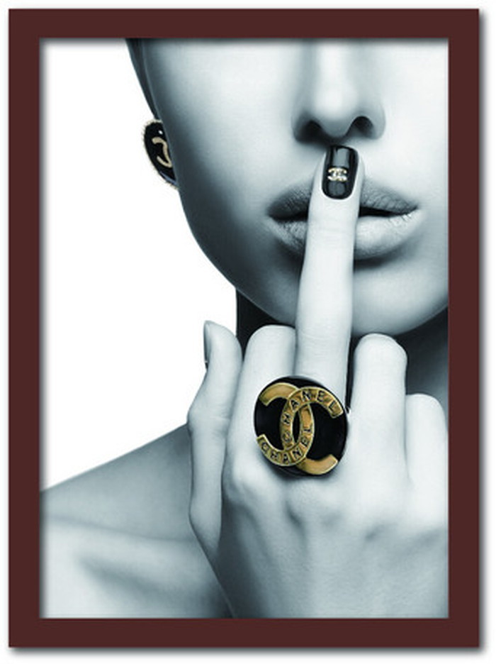 5月11日まで。Francfranc アートボード【⠀CHANEL⠀】 フランフラン CHANEL シャネル ストア アートボード レトロ