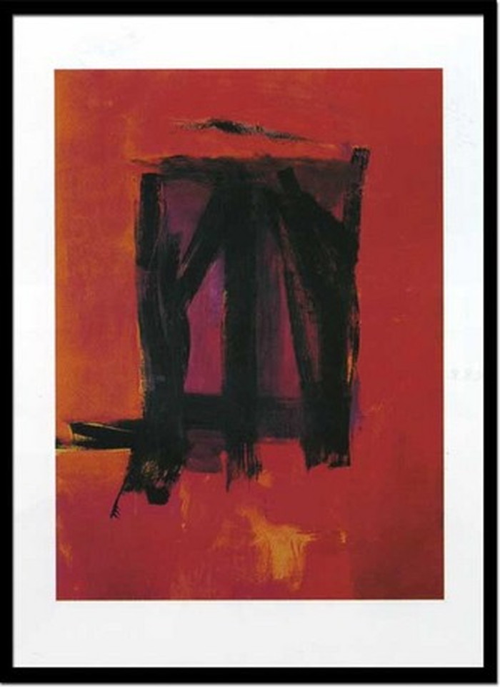 アートフレーム フランツ・クライン Franz Kline Red painting 1961 Silkscreen 730x1030x30mm IFK-14372 bic-6942417s1 アートパネル アートボード 壁紙 装飾フィルム 送料無料 北欧 モダン 家具 インテリア ナチュラル テイスト 新生活 オススメ おしゃれ 後払い 37,587円