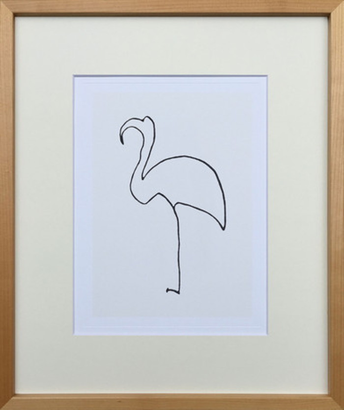 アートフレーム パブロ・ピカソ Le flamand rose-NA 530x630x30mm IPP-61880 bic-7496252s1 アートパネル アートボード 壁紙 装飾フィルム 送料無料 北欧 モダン 家具 インテリア ナチュラル テイスト 新生活 オススメ おしゃれ 後払い｜家具・インテリアのジェンコ