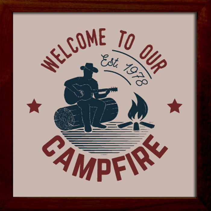 サインフレーム SIGN FRAME CAMP Campfire ZSF-53026 bic-7910522s1 アートパネル アートボード 壁紙 装飾フィルム 送料無料 北欧 モダン 家具 インテリア ナチュラル テイスト 新生活 オススメ おしゃれ 後払い
