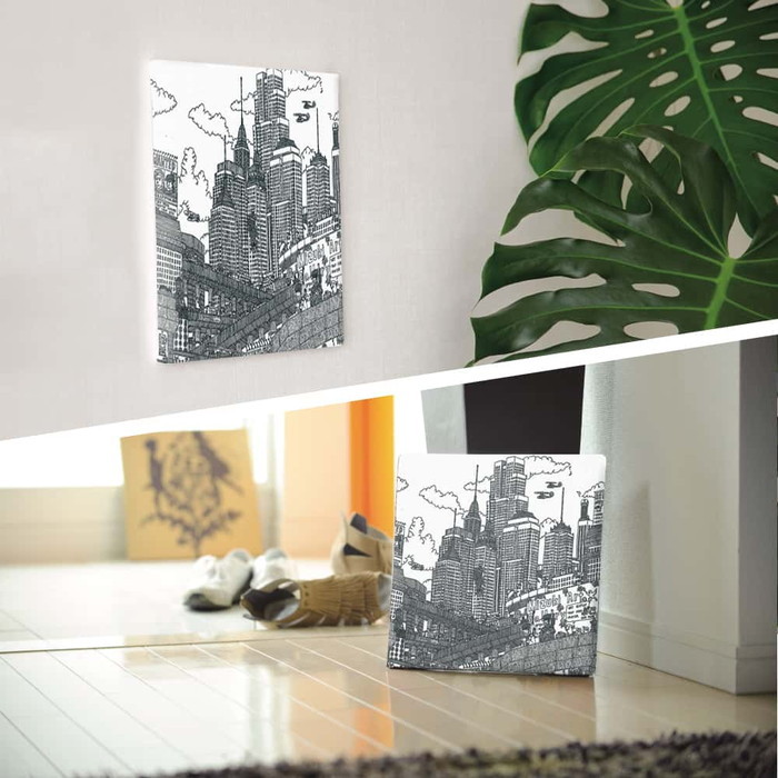 街並みイラスト アートボード アートパネル Street Xlサイズ 100cm 100cm Lib s9送料無料 北欧 モダン 家具 インテリア ナチュラル テイスト 新生活 オススメ おしゃれ 後払い 雑貨 Onpointchiro Com