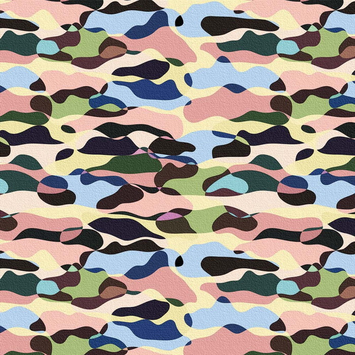 カモフラージュ柄 patt-1902-019 XLサイズ 100cm×100cm アートパネル ファブリックパネル アートボード 壁掛け 日本製 ラッピング付き 店舗 カフェ ラウンジ ロビー ホテル 法人 lib-patt-1902-019-xl アートパネル アートボード 壁紙 装