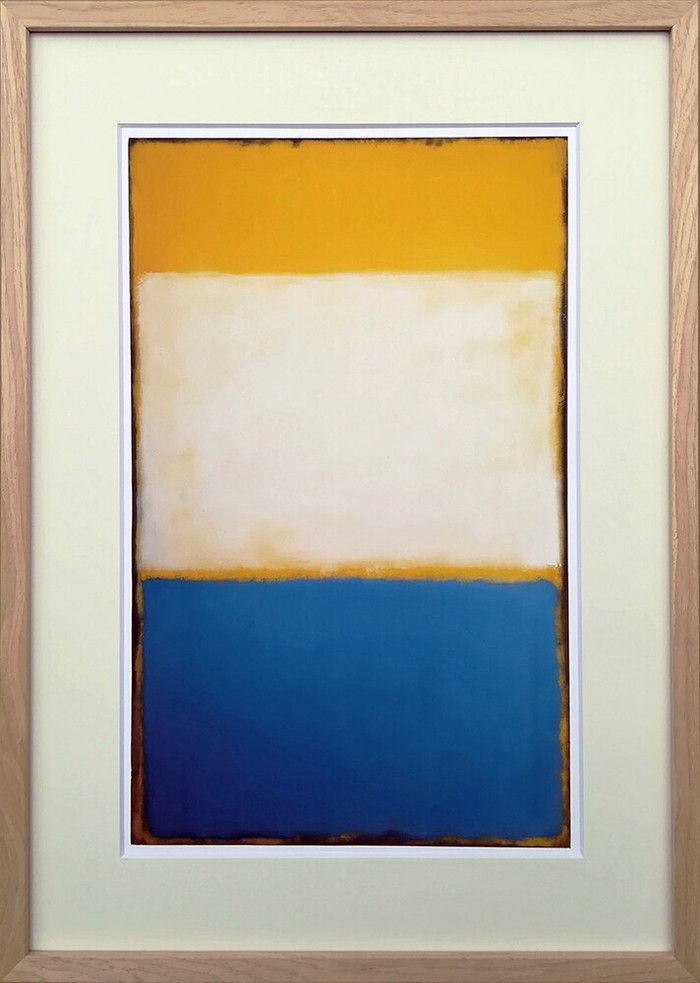 楽天市場】アートフレーム マーク・ロスコ Mark Rothko Blue and