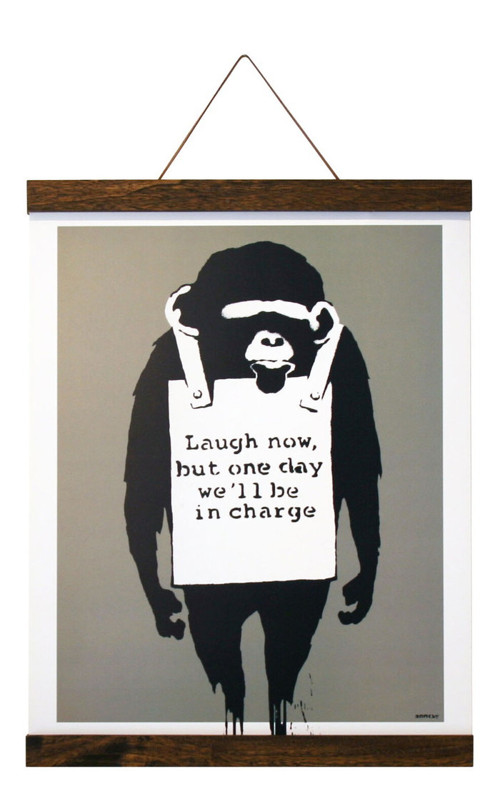 バンクシー ハンガータイプ ブラウン Banksy Laugh Now Brown Hanger Style Iba Bic 603s1送料無料 北欧 モダン 家具 インテリア ナチュラル テイスト 新生活 オススメ おしゃれ 後払い 雑貨 Thetechbulletin Com