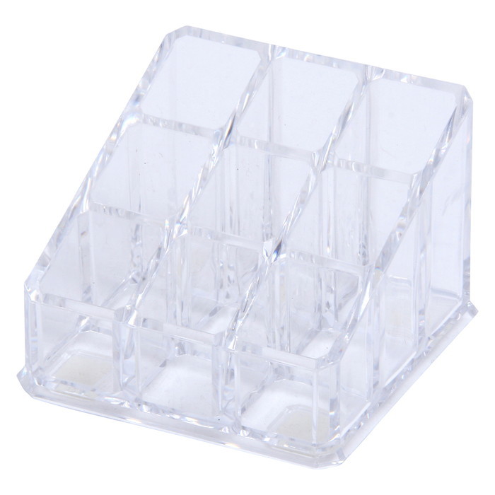 メイク道具・化粧小物 ramo コスメボックス 木製 市場 Wooden Cosme Box K-3745VNA 鏡付き