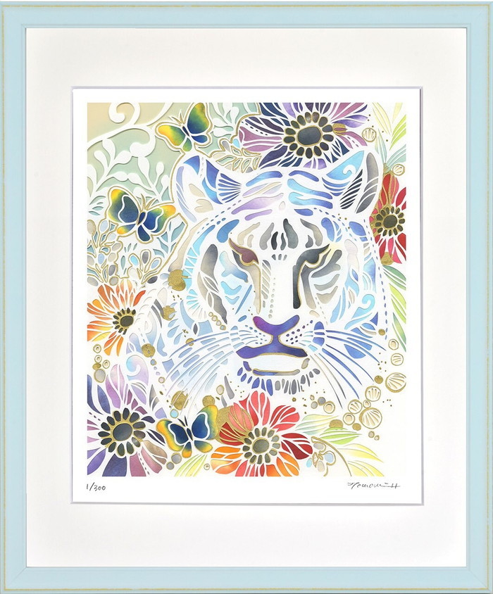 平石 智美 花と虎 C4321 375x452x27粍 ZTH-62218 工芸 絵 ひな形  bic-10387722s1 工芸ダイアログボックス 工芸ゲーム盤 壁紙 かざり付ける写真フィルム 貨物輸送無料 北欧 今めかしい 調度品 室内装飾 自然的 テイ同盟罷工 新やって行く オススメ 今めかしい 後ばらい